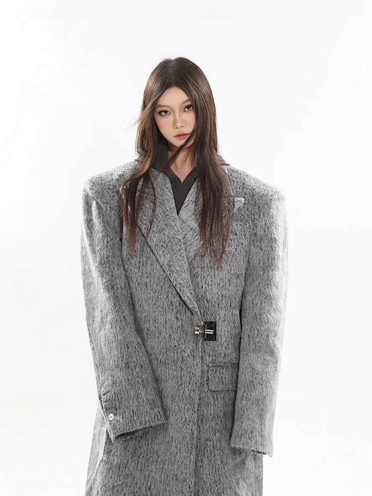 【23s November.】Premium Gray Winter Trench Coat