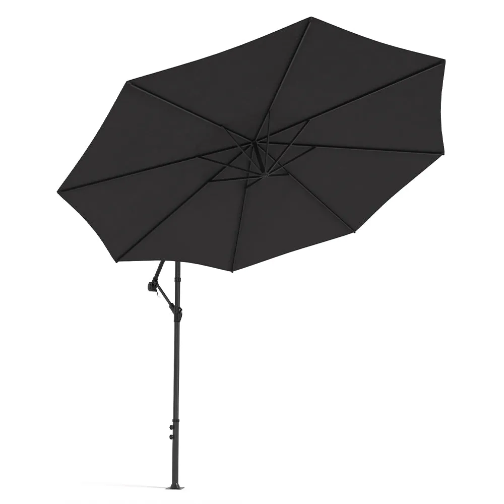 3M Black Sun Parasol Hanging Banana Umbrella