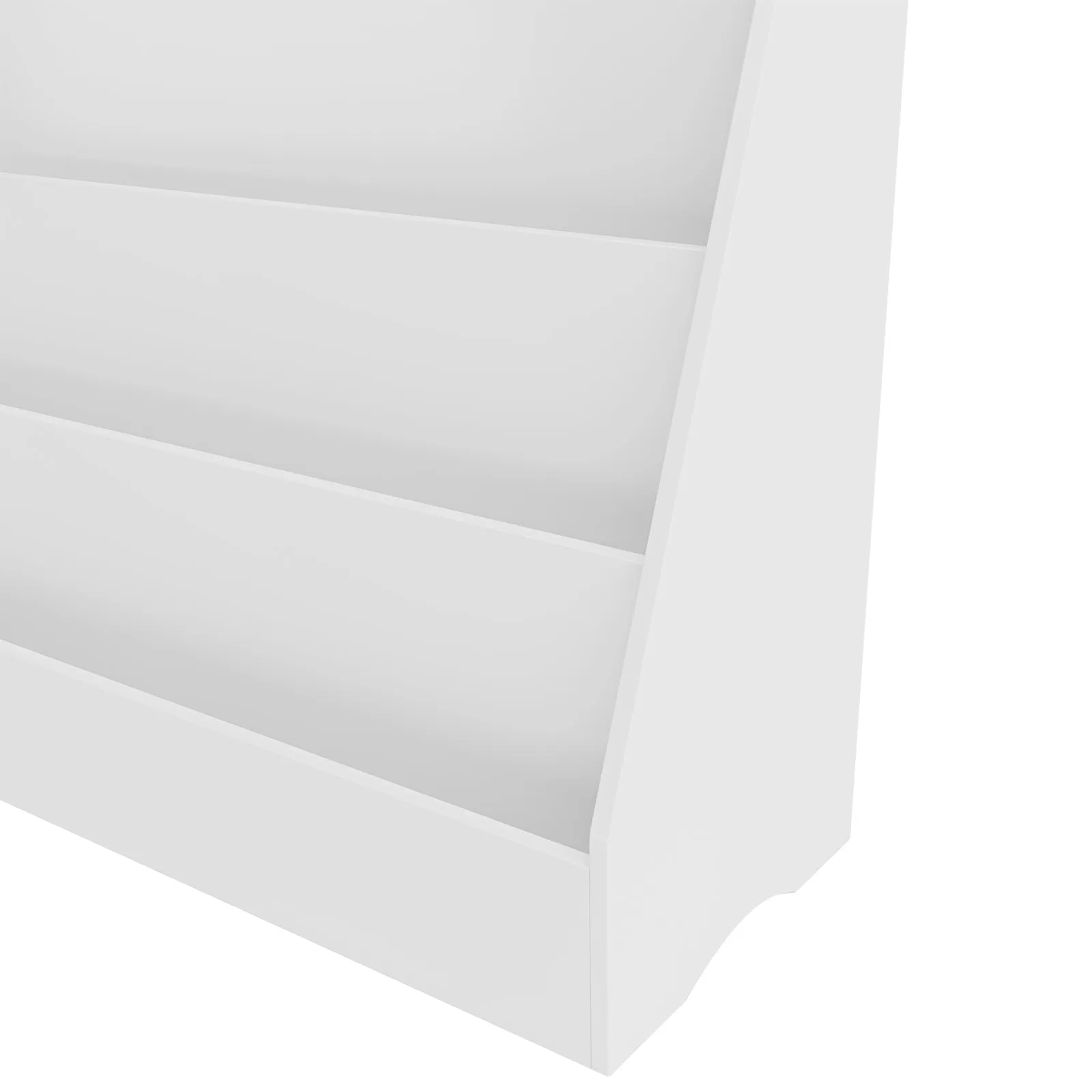 5-Tier Kids Bookcase Book Shelf -White