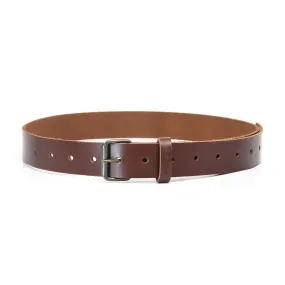 98051 - 1-1/2 Inch Wide Belt in Dark Tan Heavy Full Grain Leather | Style n Craft