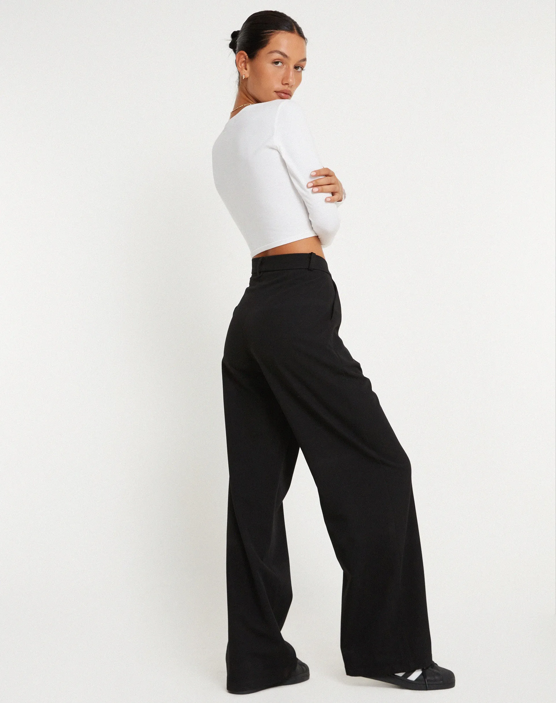 Abba Trouser in Black