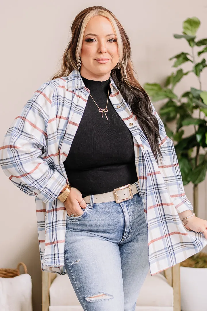 Abri Oversized Plaid Top