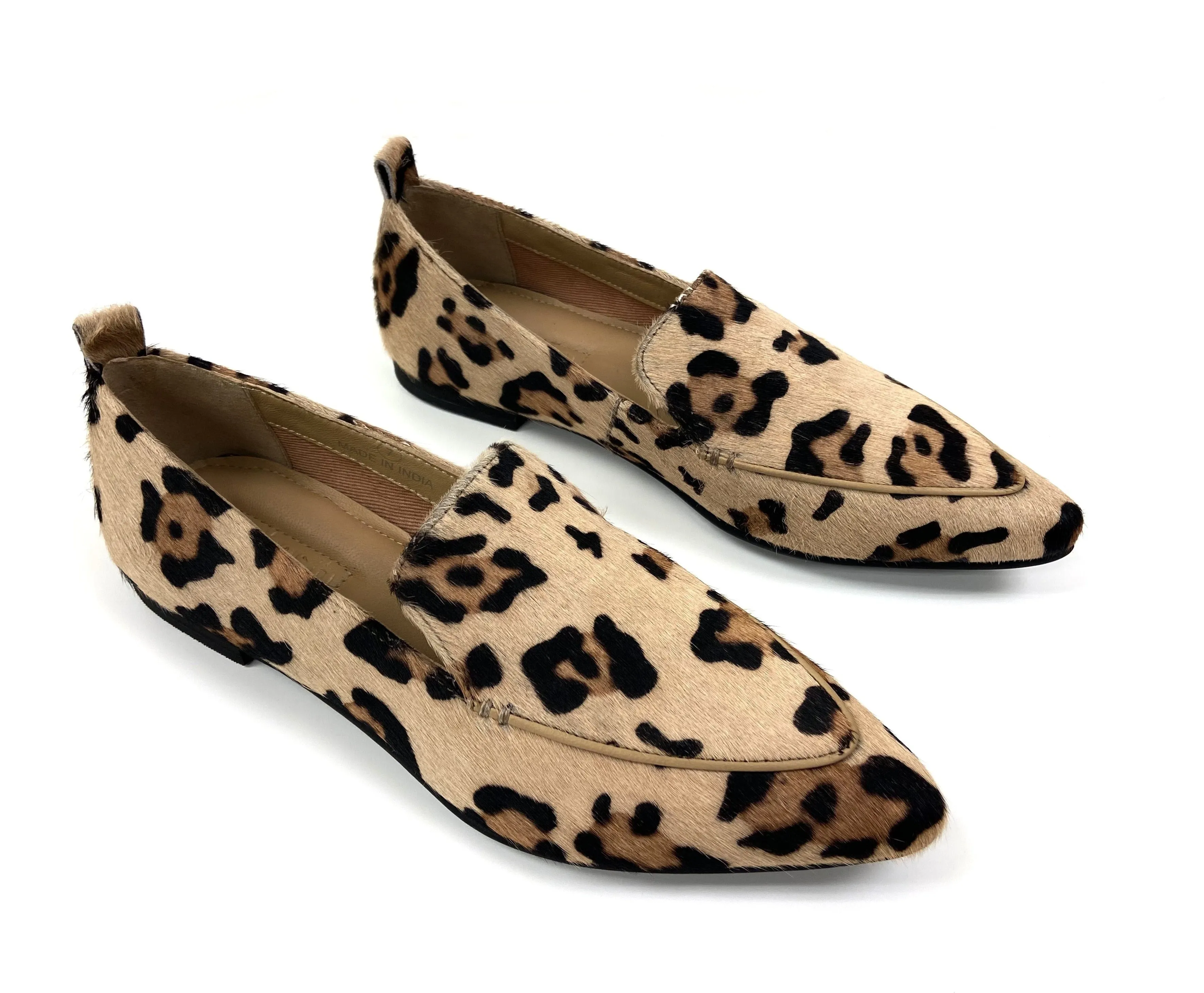 Addy Leopard Haircalf Flats