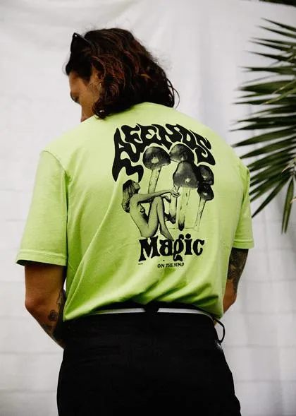 Afends Mens Magic Mushroom - Standard Fit Tee