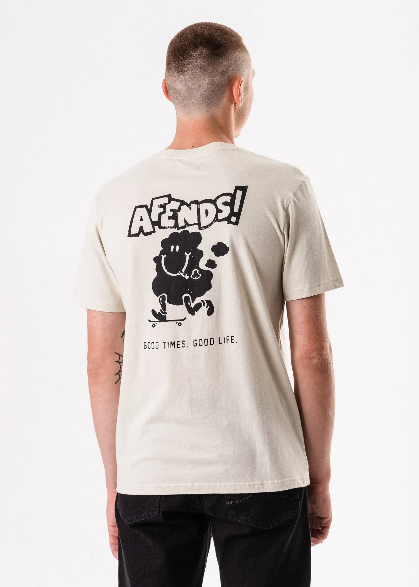 Afends Mens Smokey - Standard Fit Tee