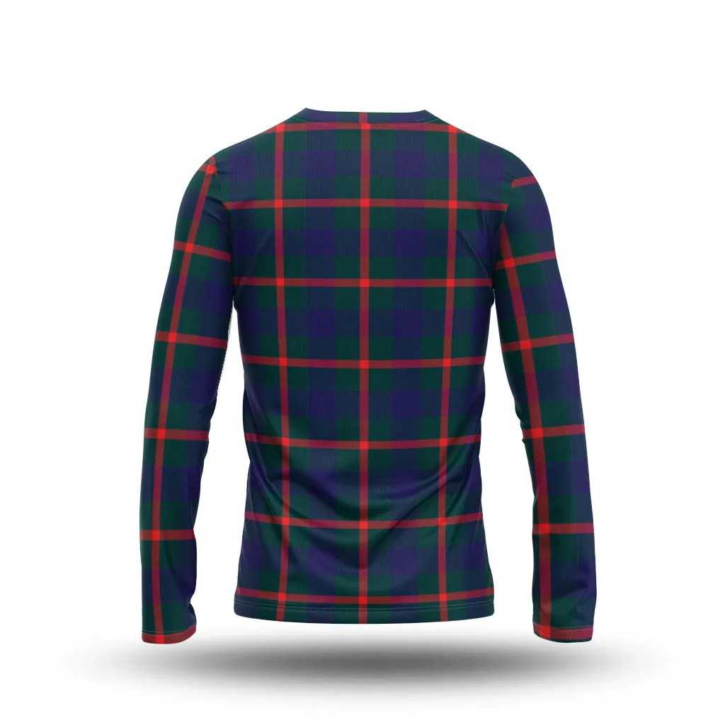 Agnew Tartan Long Sleeve T-Shirt with Family Crest