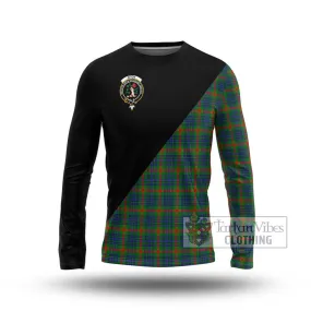 Aiton Tartan Long Sleeve T-Shirt with Family Crest and Military Logo Style