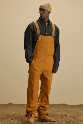 Alexander Utility Canvas Overalls - Tan