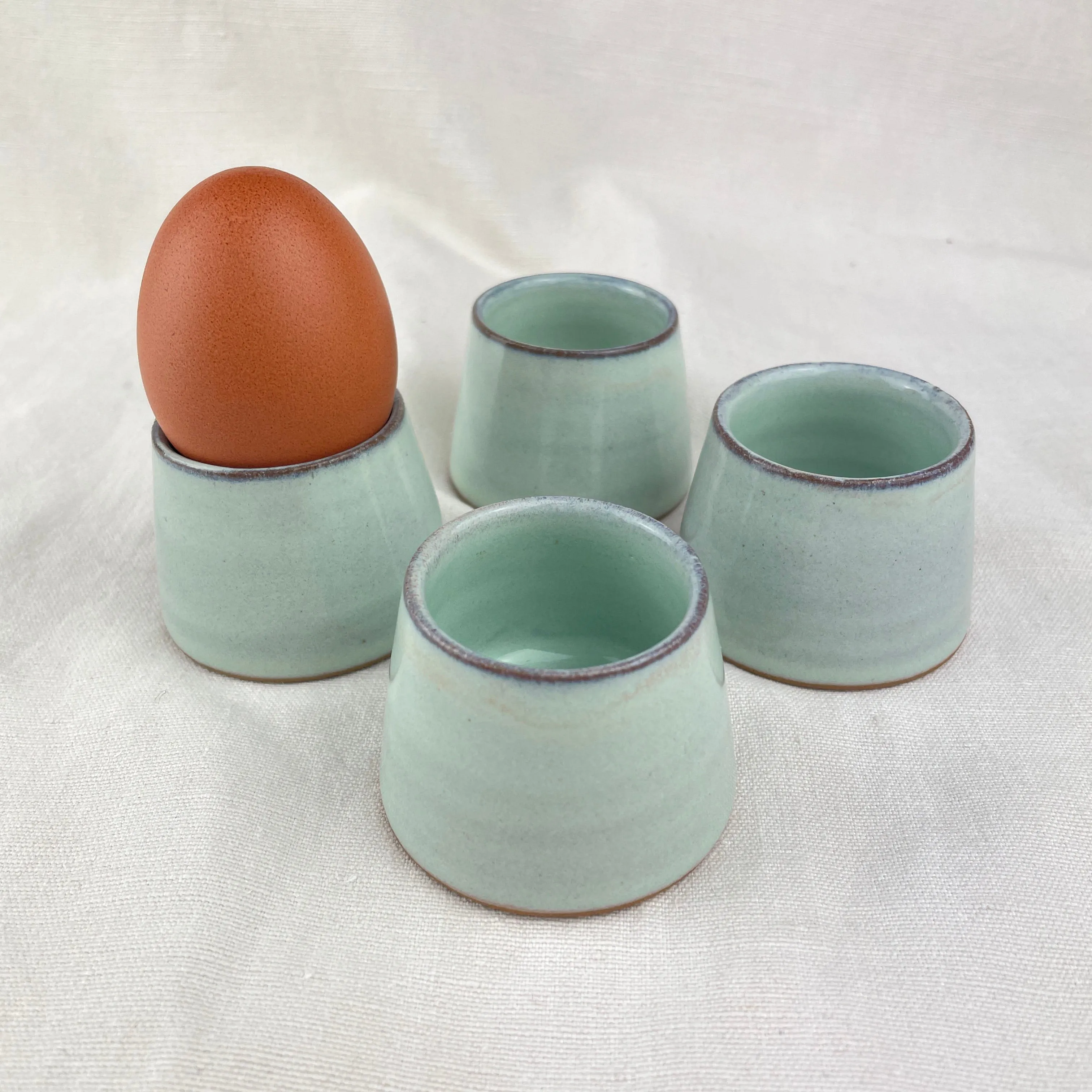 ANDAA Minimalist Stoneware Conical Egg Cup Pack 8 (WS)