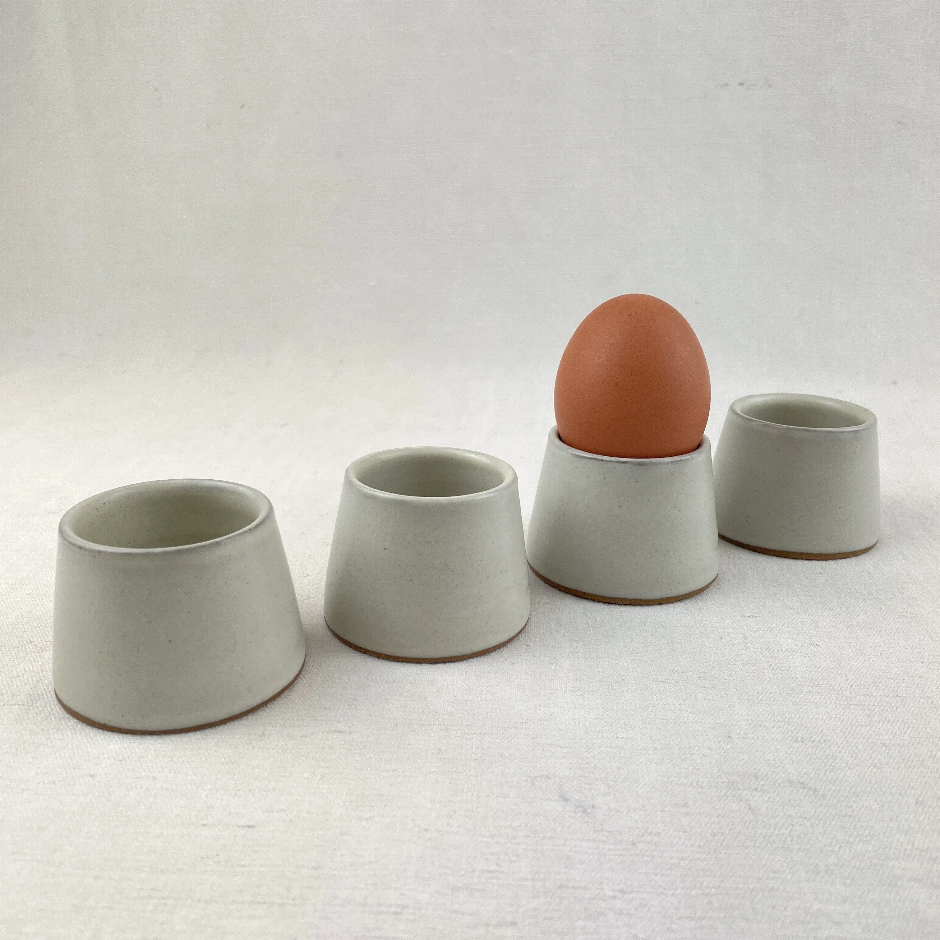 ANDAA Minimalist Stoneware Conical Egg Cup Pack 8 (WS)