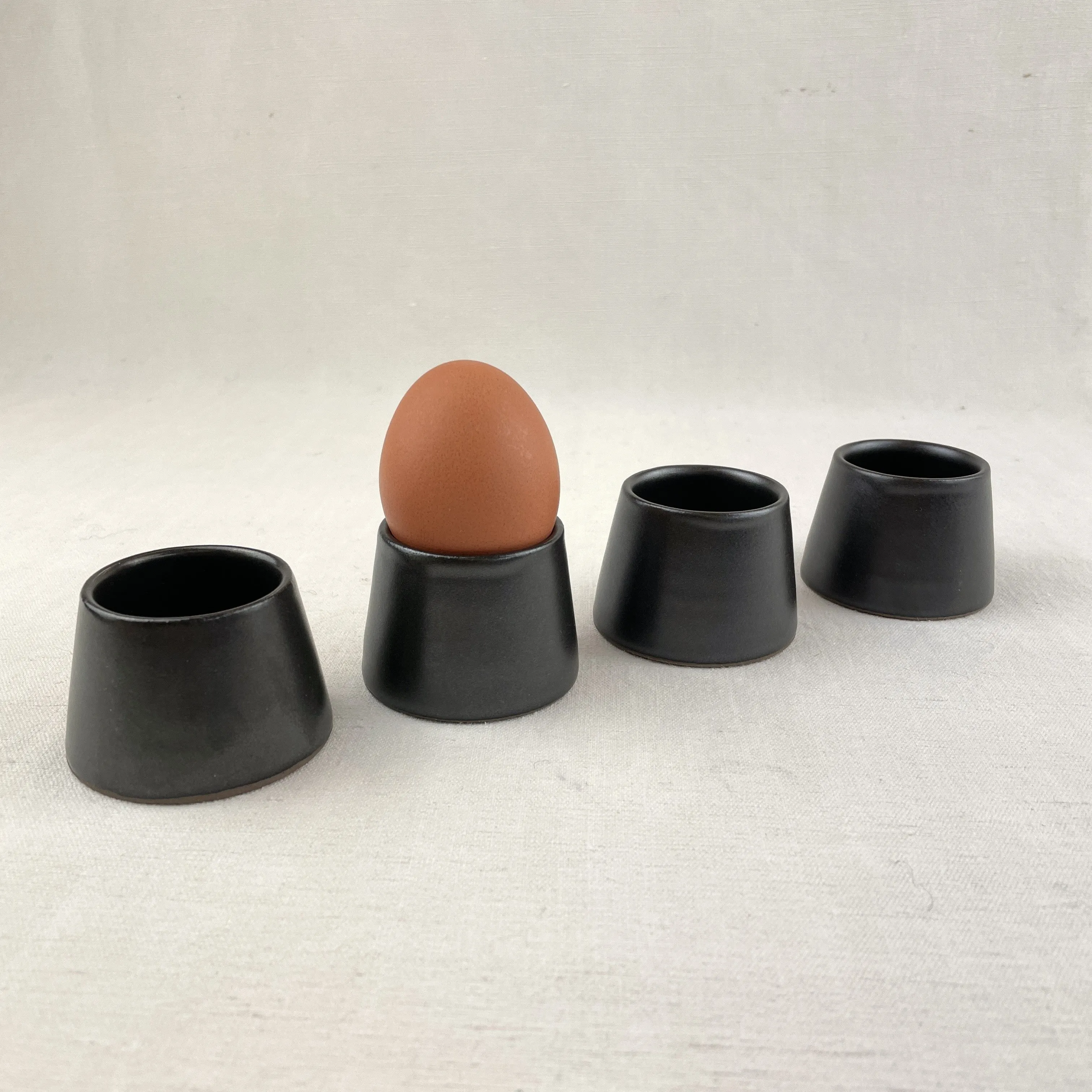 ANDAA Minimalist Stoneware Conical Egg Cup Pack 8 (WS)