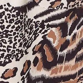 Animal Print Longline Blazer Coat