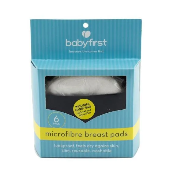 Baby First Waterproof Breast Pads w/Bag