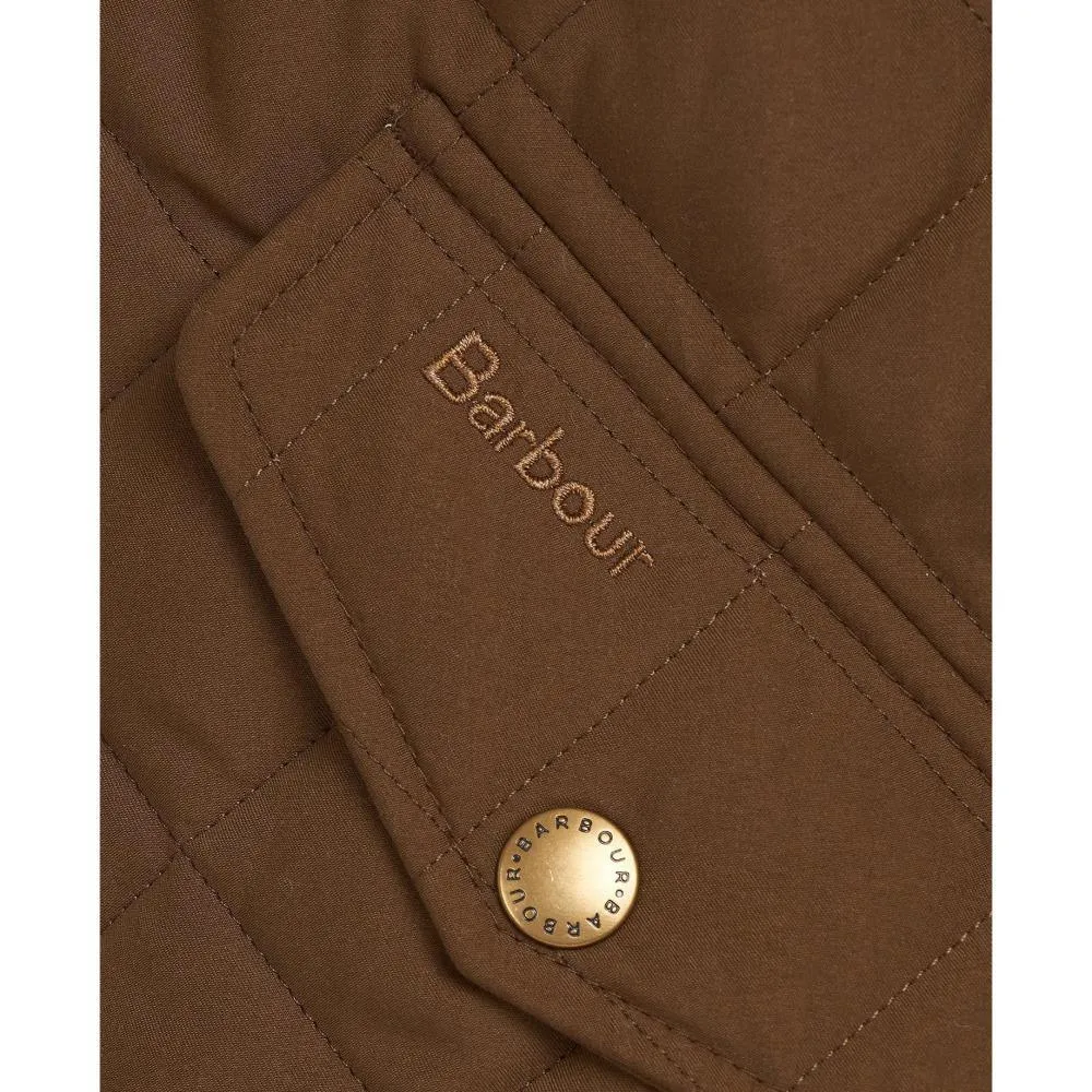 Barbour Shoveler Mens Quilted Jacket - Dark Sand