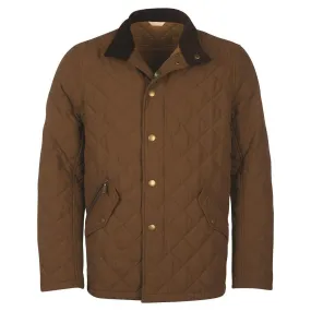 Barbour Shoveler Mens Quilted Jacket - Dark Sand