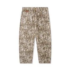 Bark Camo Denim Jeans - Tan