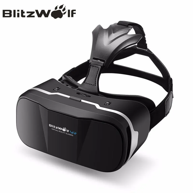 BlitzWolf Original 3D VR Virtual Reality Glasses Headset HeadMount Immersive Movie For iPhone For Samsung 3.5-6.3 Inch Phones