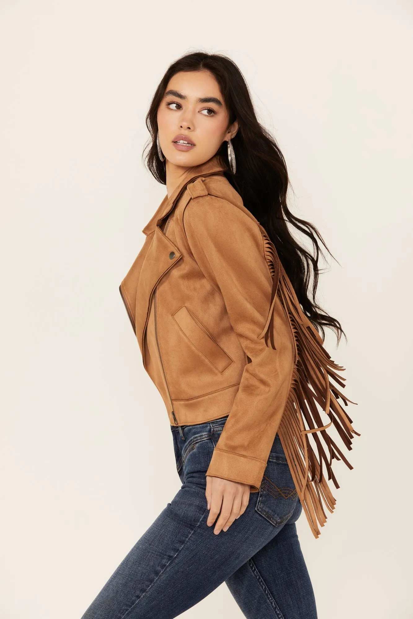 Boxcroft Fringe Moto Jacket