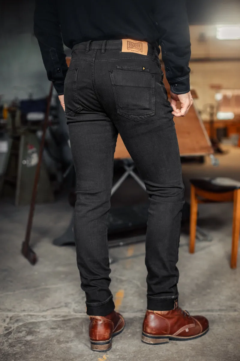 Brandon Overdyed Jean Black Fade