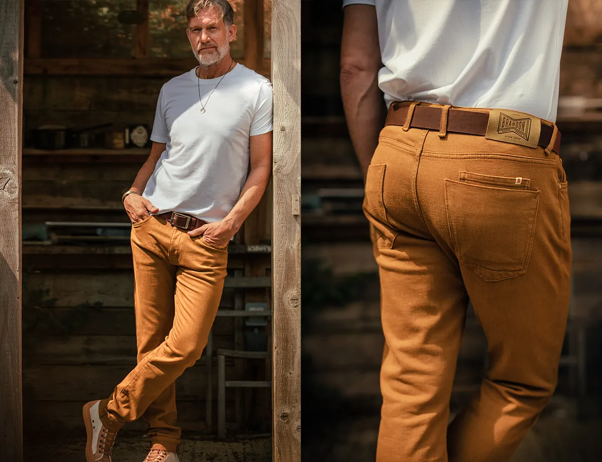 Brandon Overdyed Jean Tan