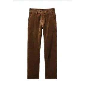 Brixton Choice Chino Corduroy Slim Pant Dark Earth