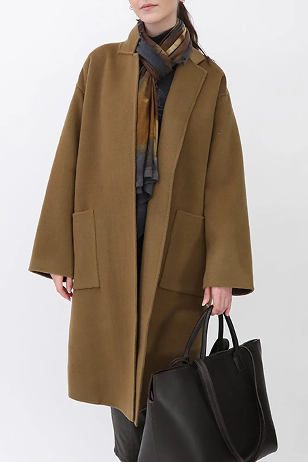 CARLIE COAT IN WOOL CASHMERE DOUBLE FACE