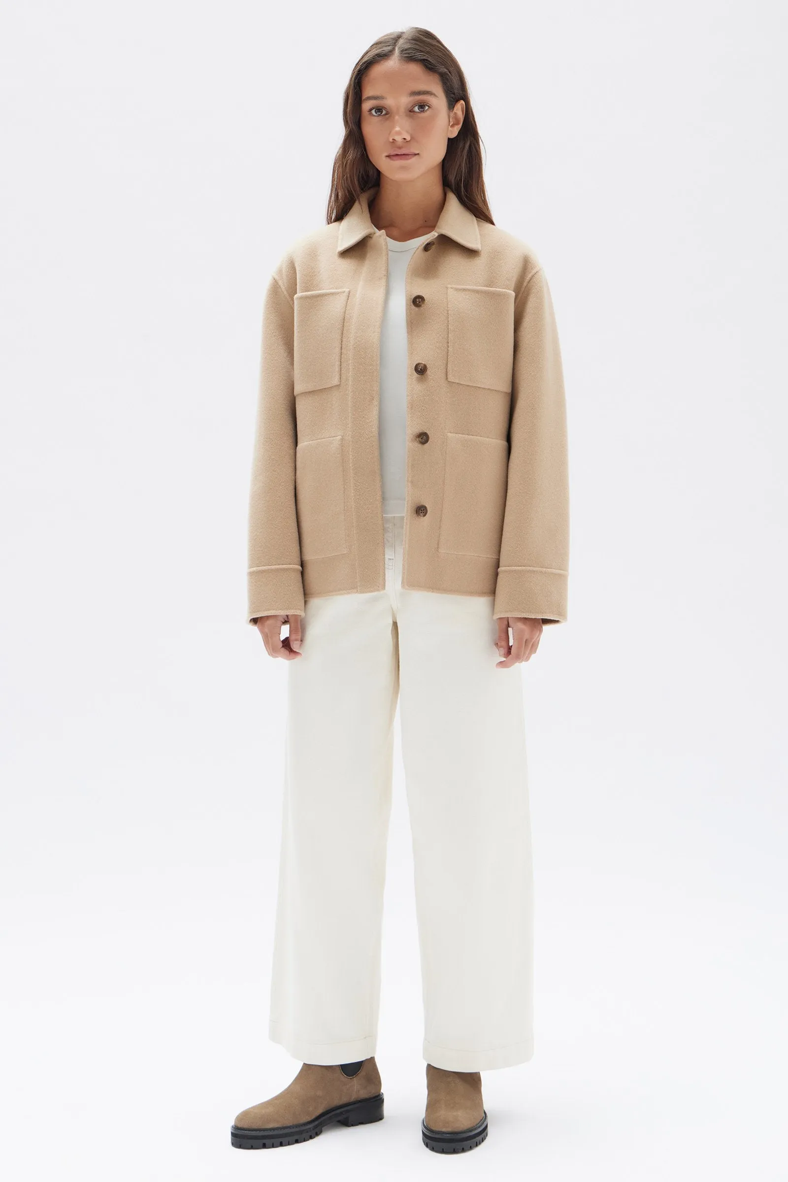 Claudelle Wool Cashmere Jacket