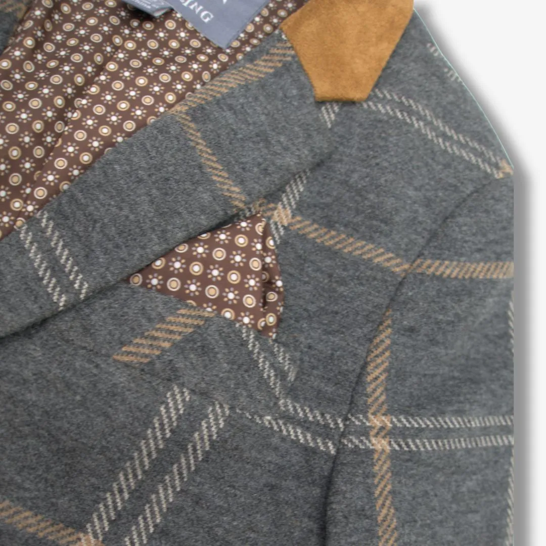 Club Jacket | Smoky Windowpane