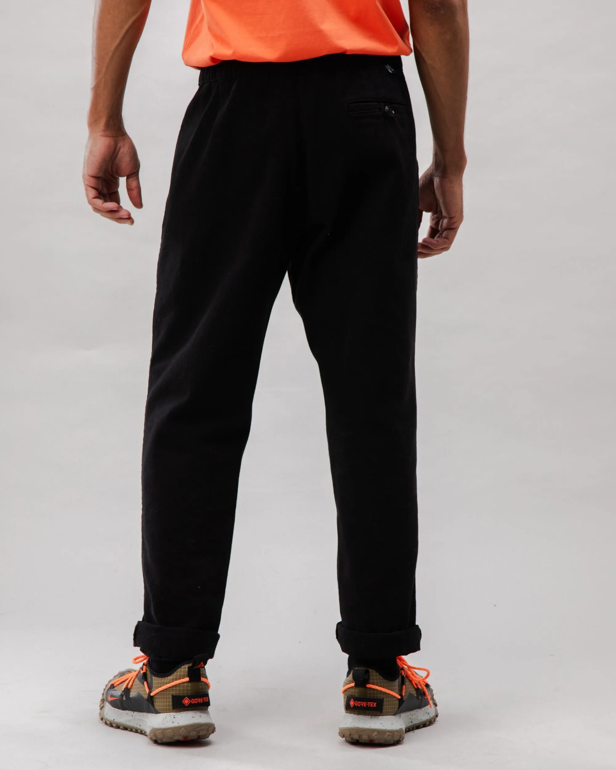 Comfort Chino Cotton Pants Black