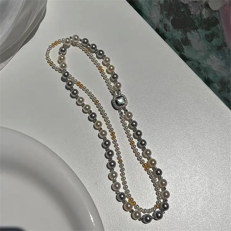 Double-Layer Necklace, Fashion Jewelry.