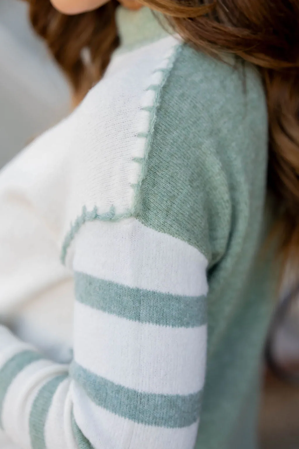 Dreamy Stitch Accented Sweater