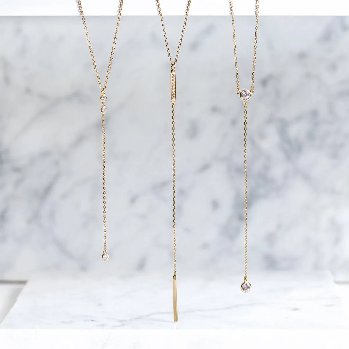 Ella Duo Lariat Necklace