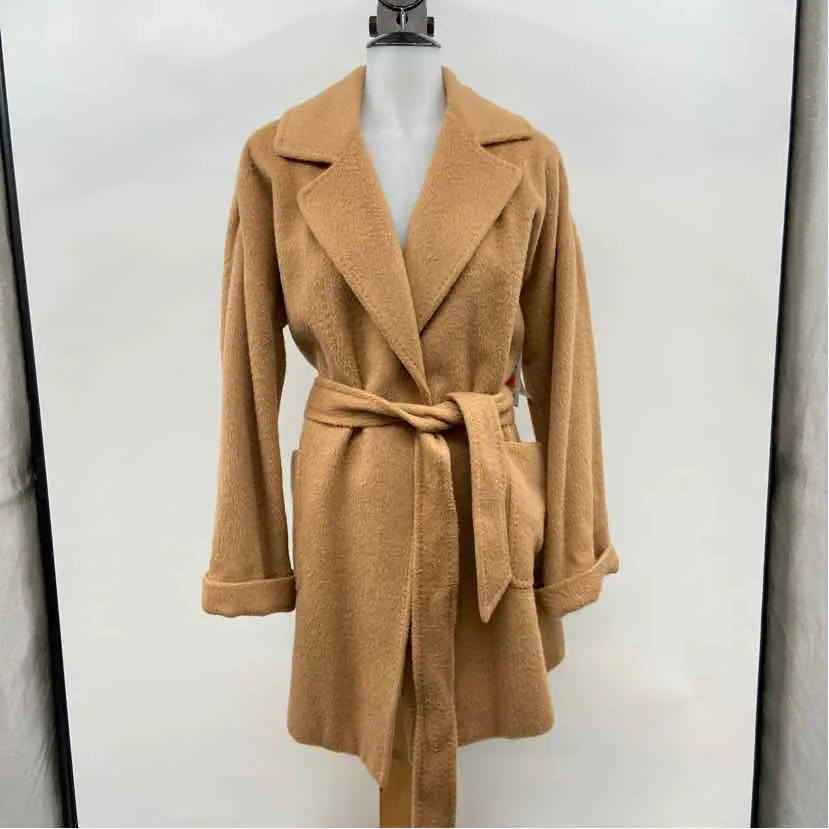 Etcetera Women's Size S Tan Solid Coat