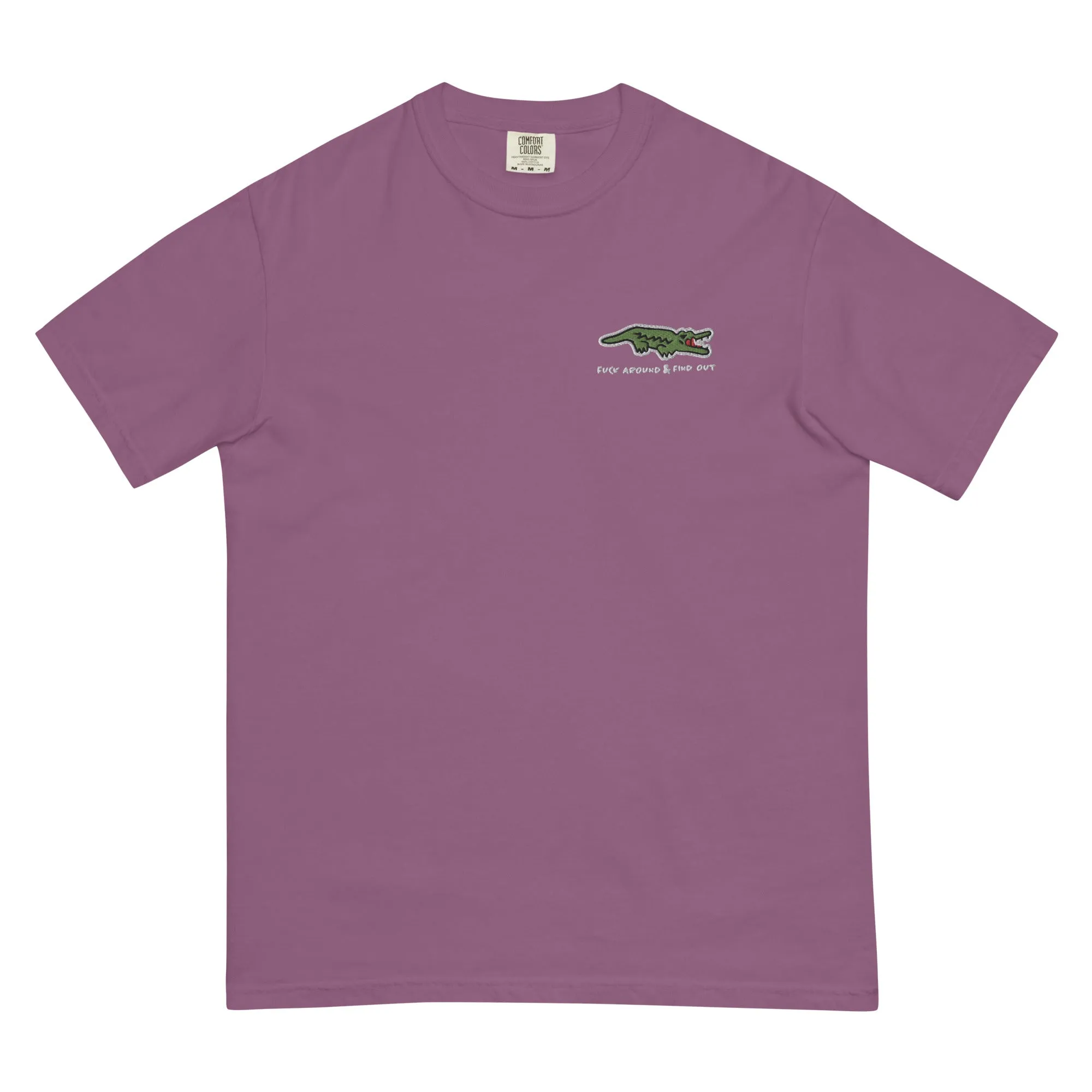 F Around and Find Out Alligator Garment-dyed Heavyweight T-Shirt