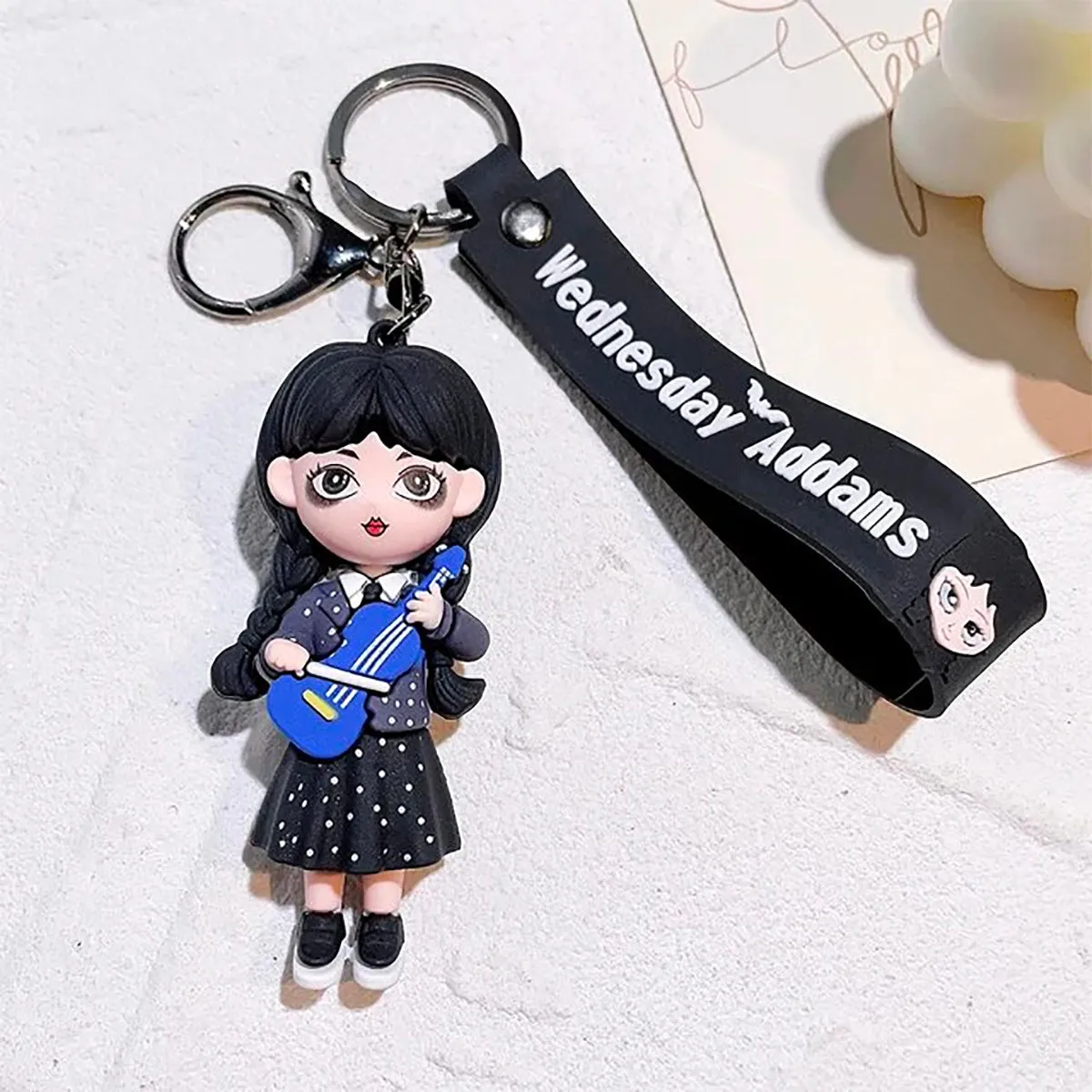 Fancydresswale  Wednesday Merchandise Keychain -Gift for Girls- Violin