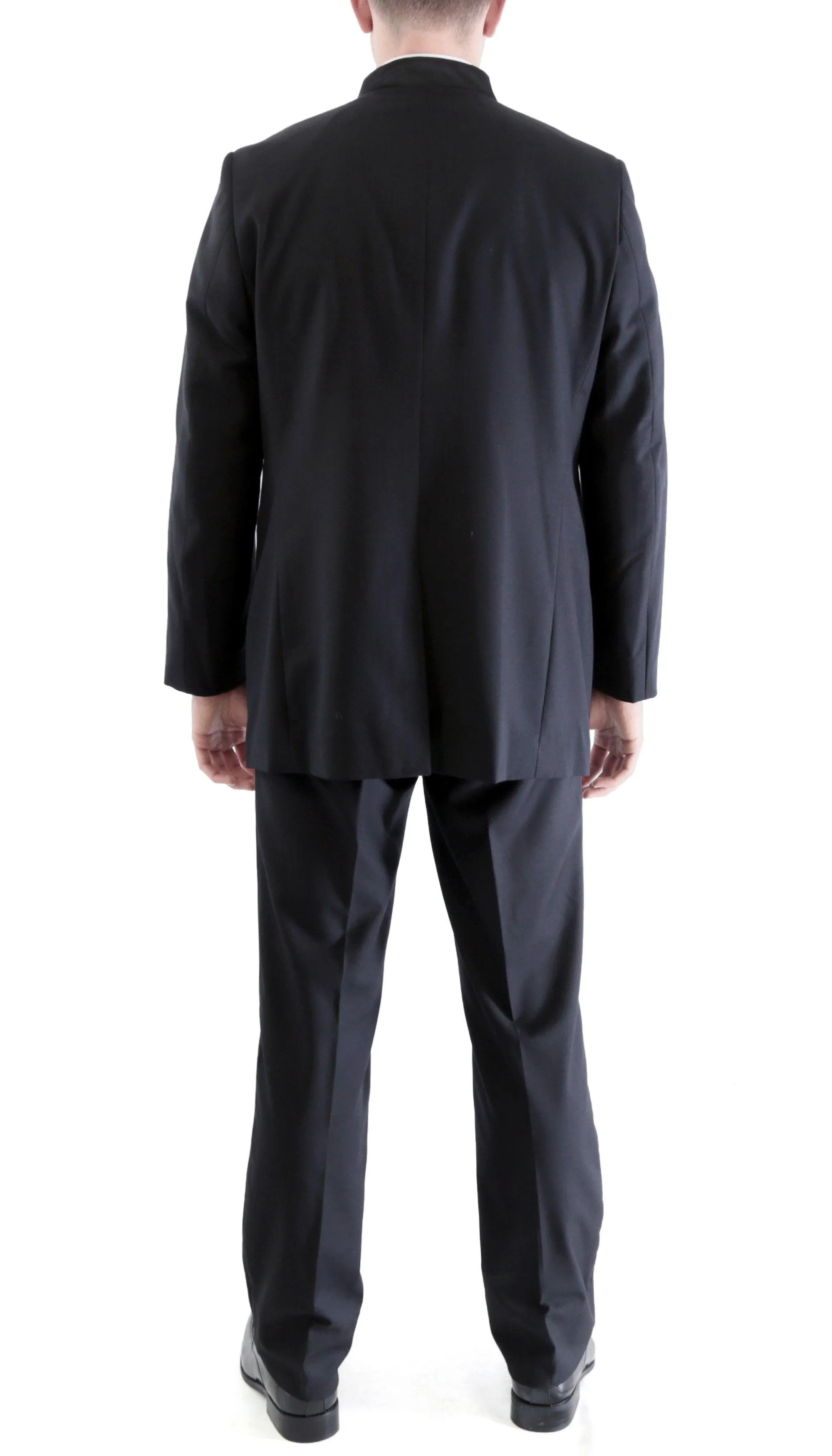 Ferrecci MIRAGE Mandarin Collar 2pc Tuxedo - Black