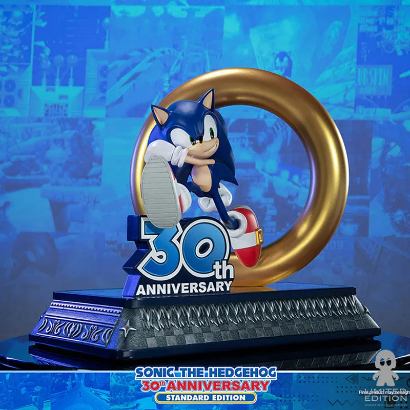 First 4 Figures Estatua Sonic The Hedgehog 30Th Anniversary Sonic The Hedgehog By Sega - Limited Edition