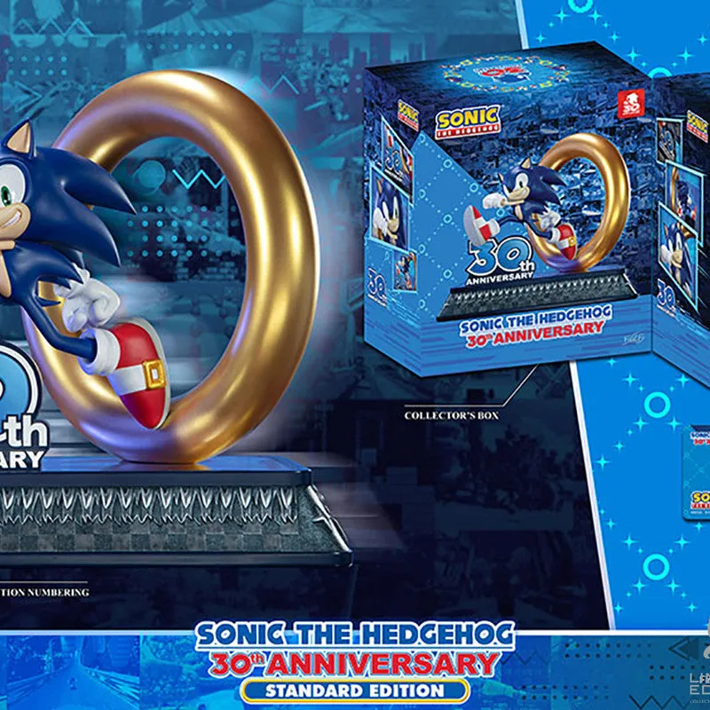 First 4 Figures Estatua Sonic The Hedgehog 30Th Anniversary Sonic The Hedgehog By Sega - Limited Edition