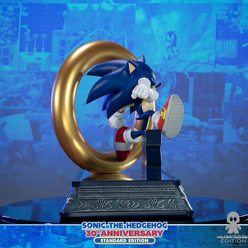 First 4 Figures Estatua Sonic The Hedgehog 30Th Anniversary Sonic The Hedgehog By Sega - Limited Edition