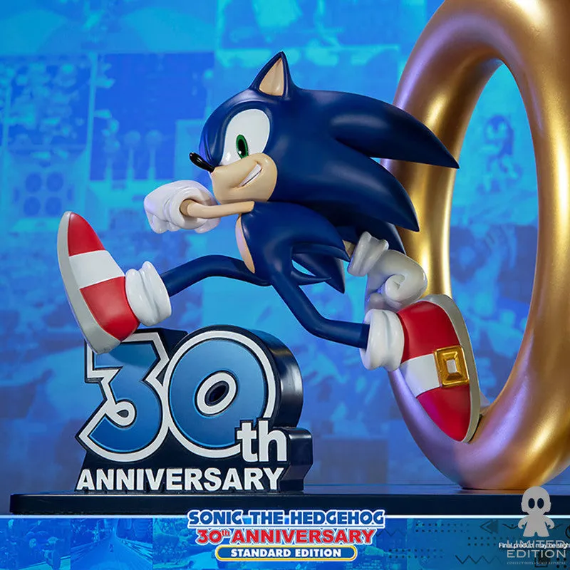 First 4 Figures Estatua Sonic The Hedgehog 30Th Anniversary Sonic The Hedgehog By Sega - Limited Edition