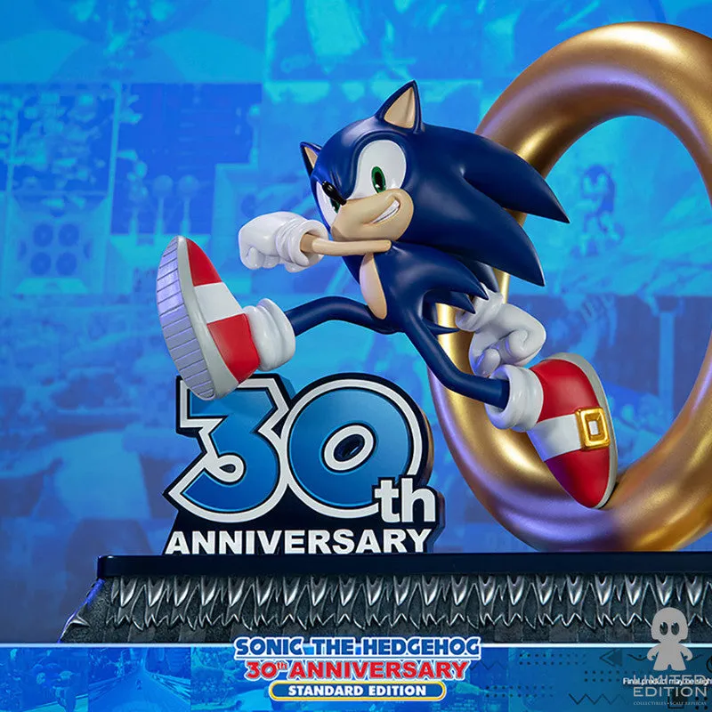 First 4 Figures Estatua Sonic The Hedgehog 30Th Anniversary Sonic The Hedgehog By Sega - Limited Edition