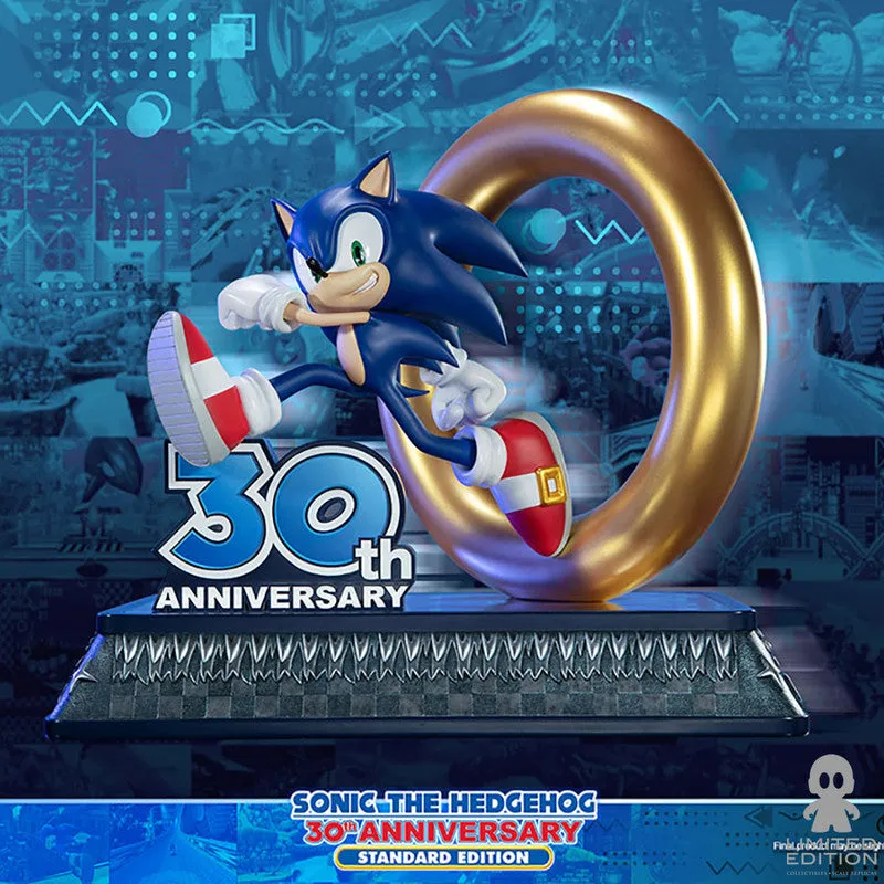 First 4 Figures Estatua Sonic The Hedgehog 30Th Anniversary Sonic The Hedgehog By Sega - Limited Edition