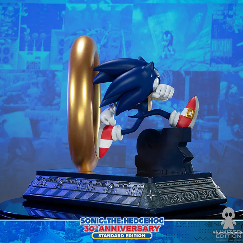 First 4 Figures Estatua Sonic The Hedgehog 30Th Anniversary Sonic The Hedgehog By Sega - Limited Edition