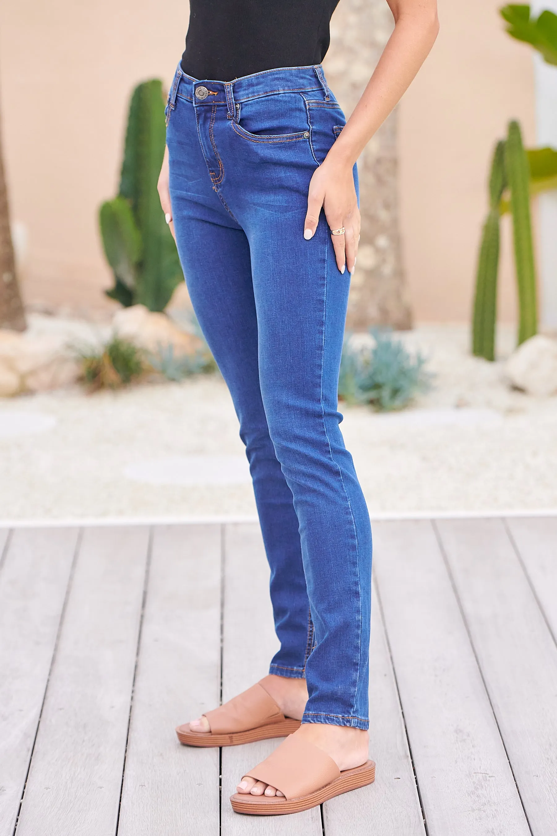 Frida Dark Blue Denim Skinny Jean