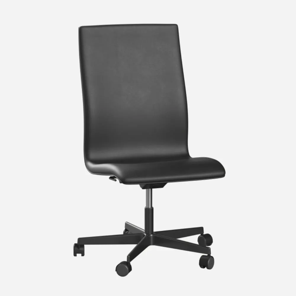 Fritz Hansen Oxford™ Office Chair Leather With Wheels