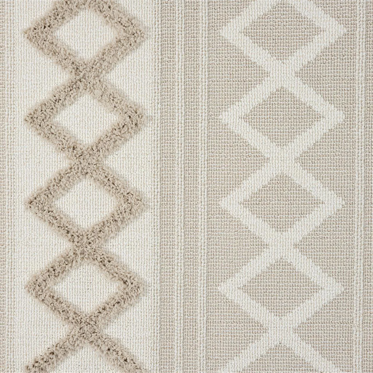 Geometric Design Turkish Rug 542 Fawn