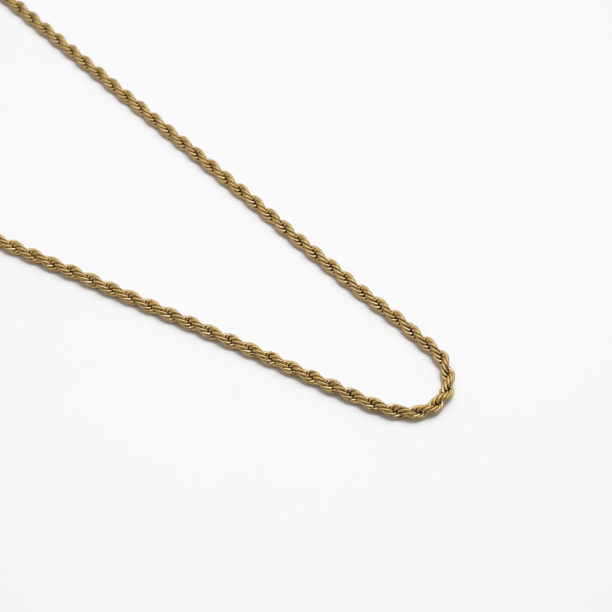 Gold Rope Chain Necklace For Women