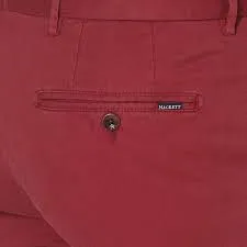 HACKETT London Red Kensington Slim Boys/Mens Chino Trousers