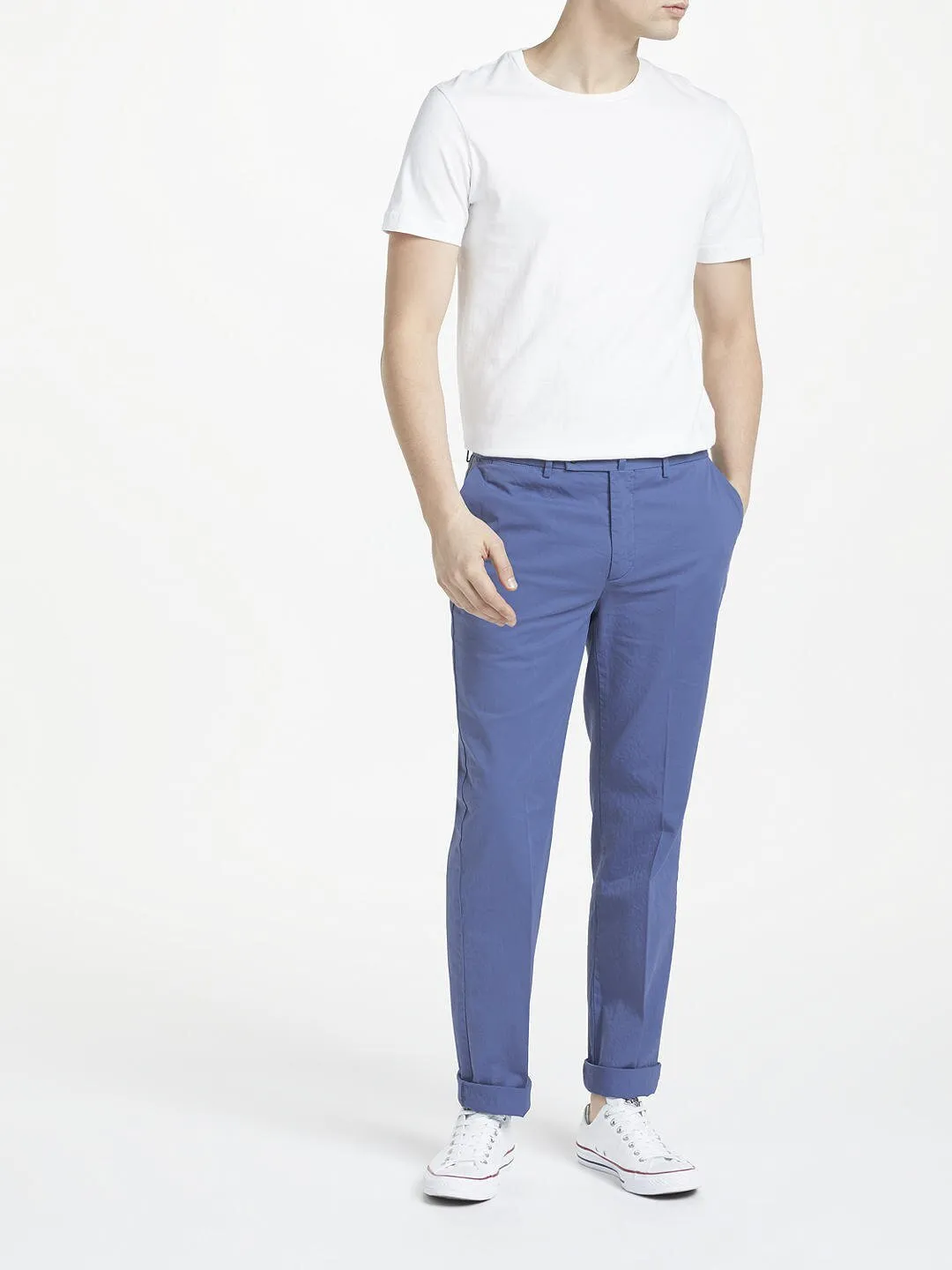 Hackett London Tailored Sanderson Boys/Men Chinos, Sandy Blue