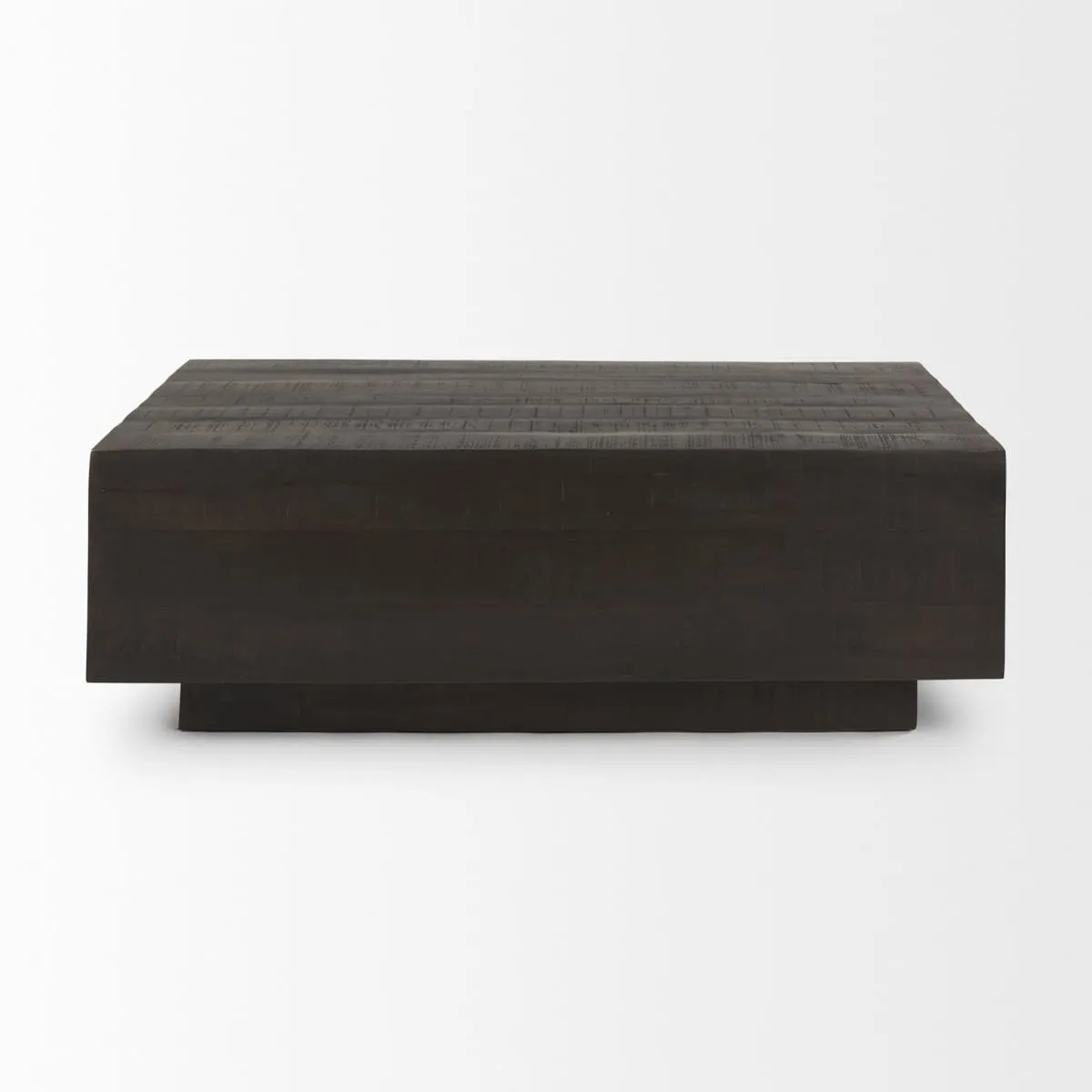 Hayden Coffee Table Dark Brown Wood | Rectangular